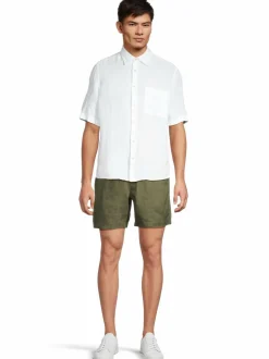 Housut<Polo Ralph Lauren Cfprepsters-pellavashortsit NEW OLIVE