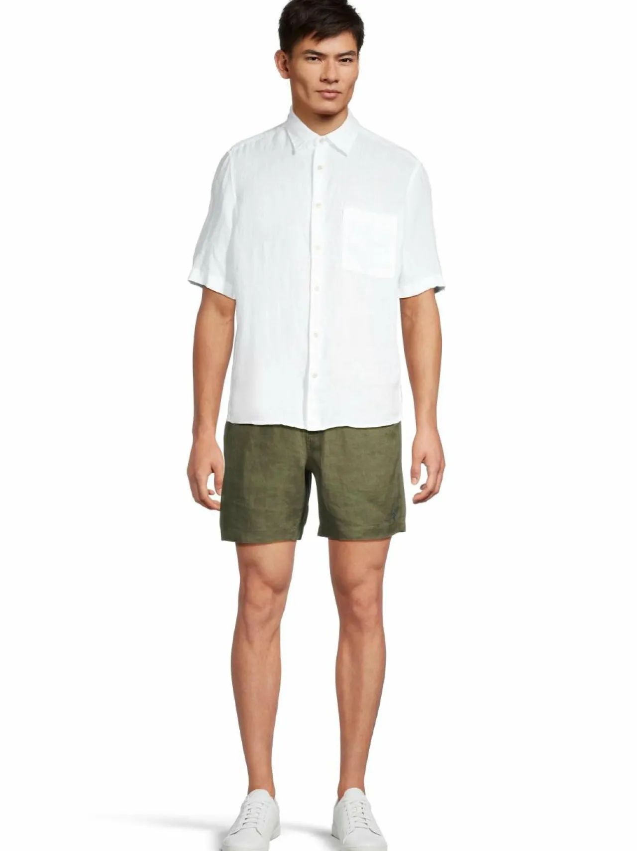 Housut<Polo Ralph Lauren Cfprepsters-pellavashortsit NEW OLIVE