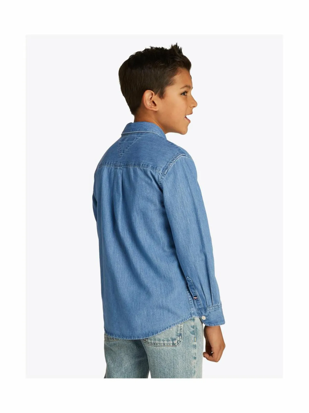 Tommy Hilfiger Chambray-farkkupaita^ Pitkähihaiset Trikoopaidat|Pitkähihaiset Trikoopaidat