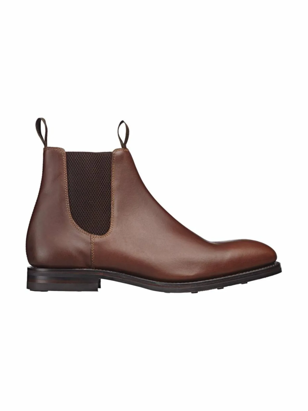 Nilkkurit<Loake Chatsworth Chelsea -nahkanilkkurit BROWN (TUMMANRUSKEA)