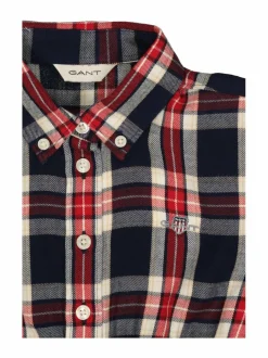 Mekot & Hameet<GANT Checked Flannel -paitamekko 433 EVENING BLUE
