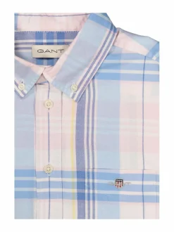 Paidat<GANT Checked Oxford -kauluspaita 662 LIGHT PINK