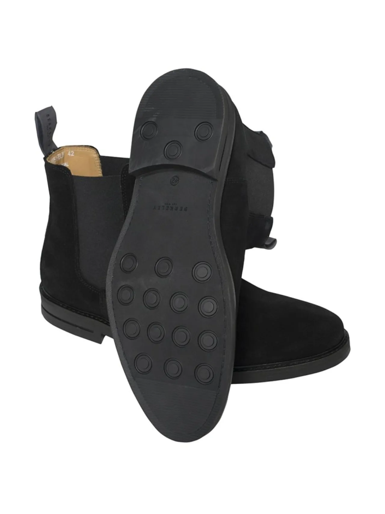 Nilkkurit<Berkeley Chelsea Suede Boot -nahkanilkkurit MUSTA