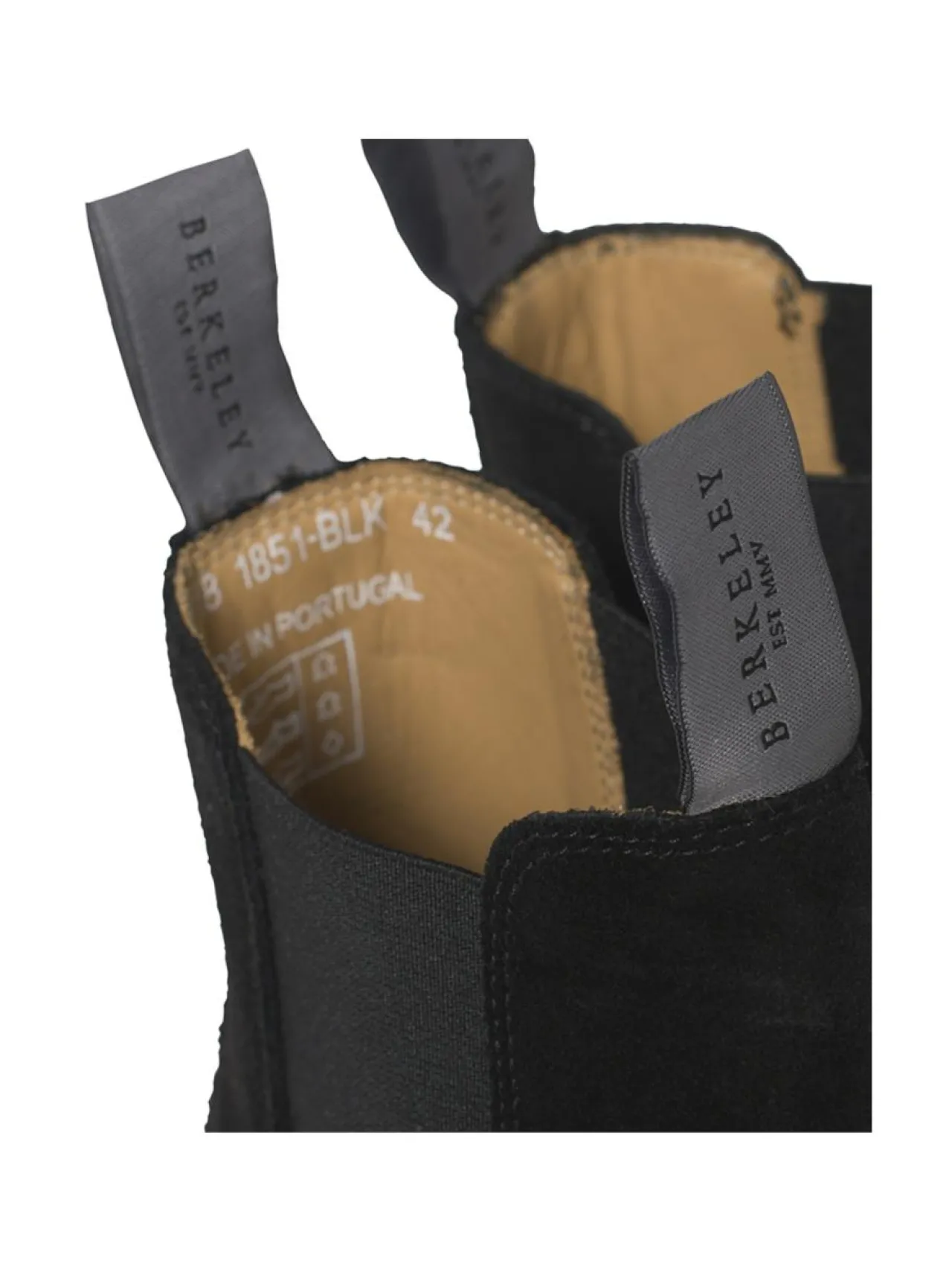 Nilkkurit<Berkeley Chelsea Suede Boot -nahkanilkkurit MUSTA