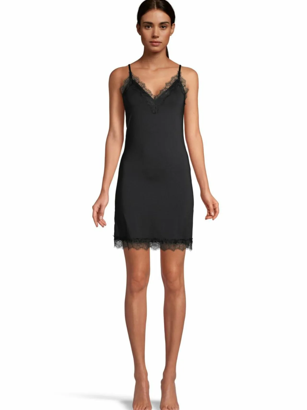 Yö- & Oloasut<Rosemunde Chemise-yömekko 010 BLACK