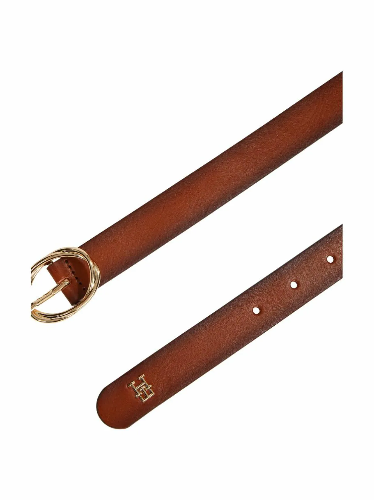 Vyöt<Tommy Hilfiger Chic 2.5 Burnished -nahkavyö 0HD COGNAC BURNISHED EDGES