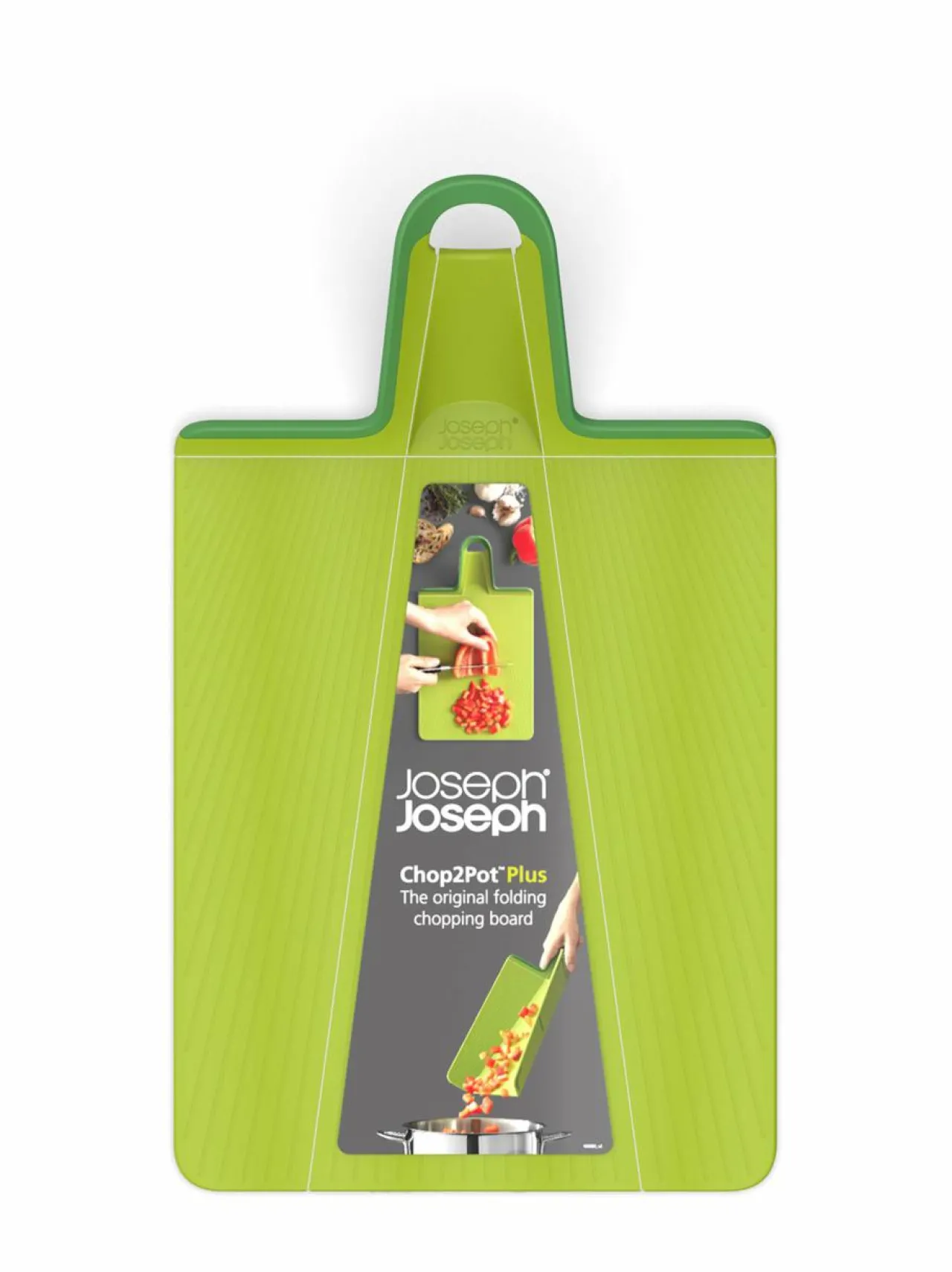 Keittiötarvikkeet<Joseph Joseph Chop2Pot Plus Regular -leikkuulauta GREEN
