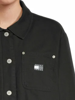 Takit<Tommy Jeans Chore-farkkutakki BDS BLACK