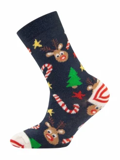 Sukat & Sukkahousut<Ewers Christmas-sukat 1121 BLUE