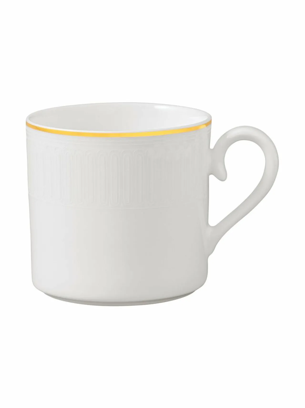 Mukit & Kupit & Asetit<Villeroy & Boch Château Septfontaines -posliininen kahvikuppi 0,2 l WHITE