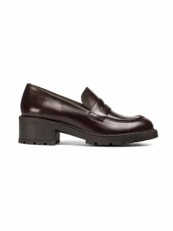 Kävelykengät & Loaferit<Wonders Chunky Sole Mid Heel -nahkaloaferit OREGON TESTA