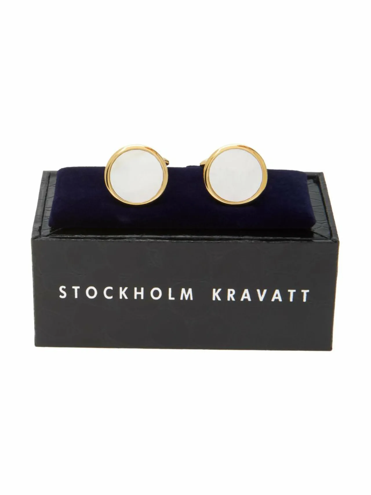 Solmiot & Asusteet<Stockholm Kravatt Circle-kalvosinnapit GOLD