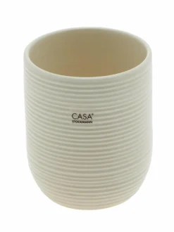 Kylpyhuonetarvikkeet<Casa Stockmann Circle-muki 7,5 x 9,5 cm SHINY CREAM 2325N