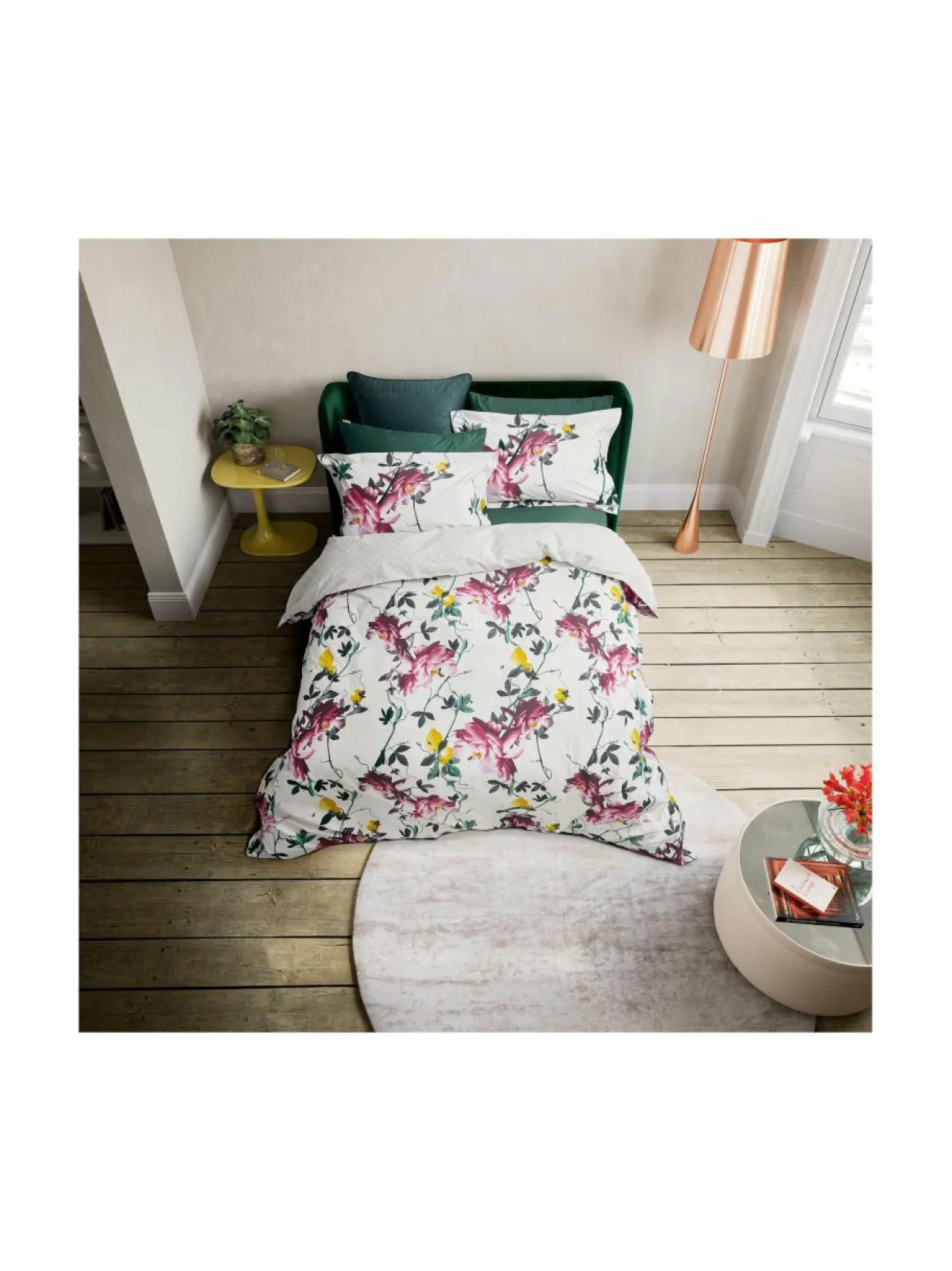 Ted Baker London Citrus Bloom -pussilakanasetti puuvillaperkaalista^ Liinavaatteet