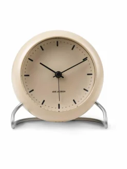 Peilit, Kellot & Kehykset<Arne Jacobsen City Hall -pöytäkello 11 cm SANDY BEIGE