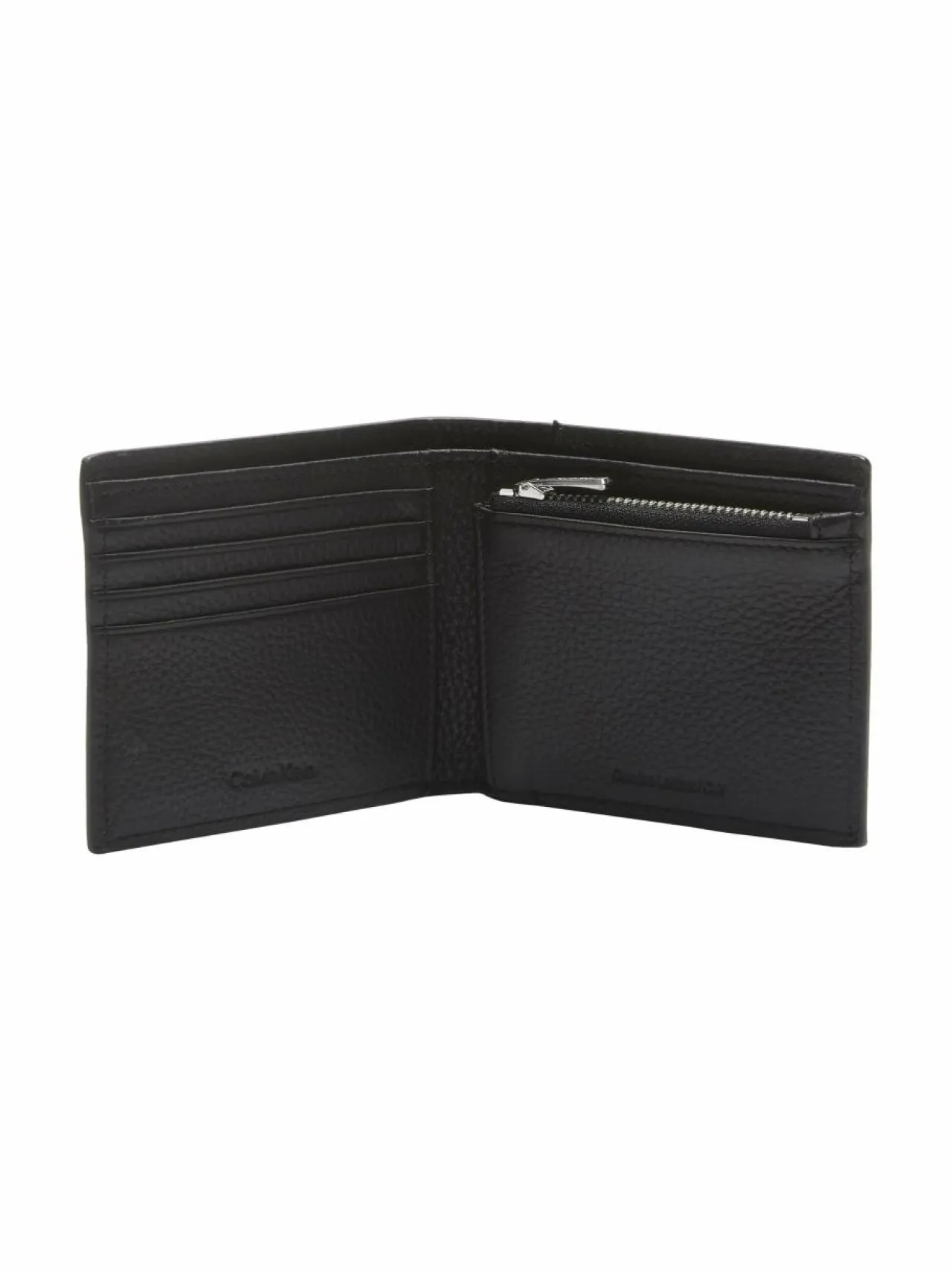 Lompakot & Kotelot<Calvin Klein Bags & Accessories CK Billfold Zip Coin -nahkalompakko UB1 BLACK