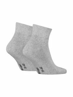 Sukat<Calvin Klein CKJ Monogram -sukat 2-pack 003 LIGHT GREY MELANGE
