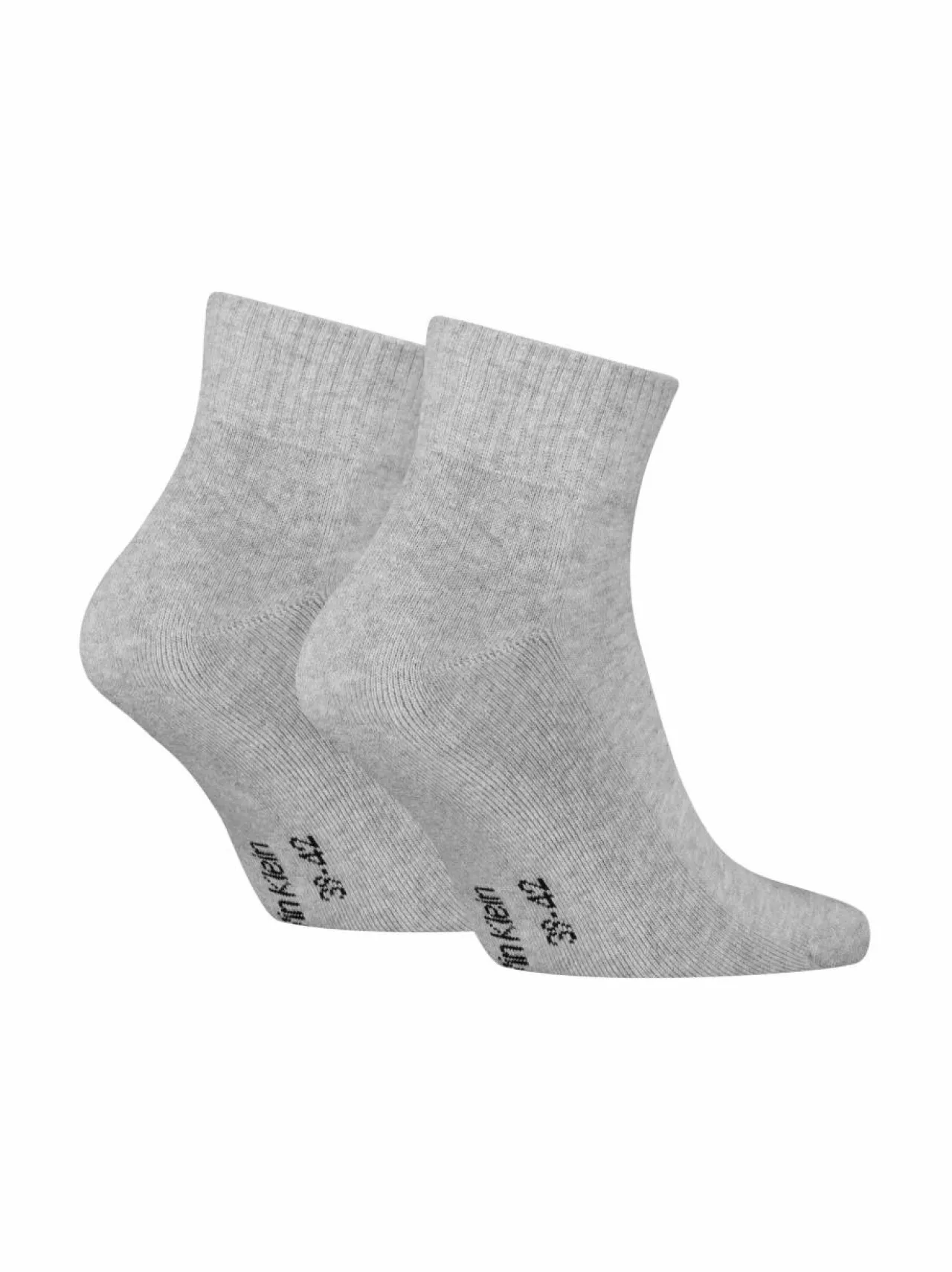 Sukat<Calvin Klein CKJ Monogram -sukat 2-pack 003 LIGHT GREY MELANGE