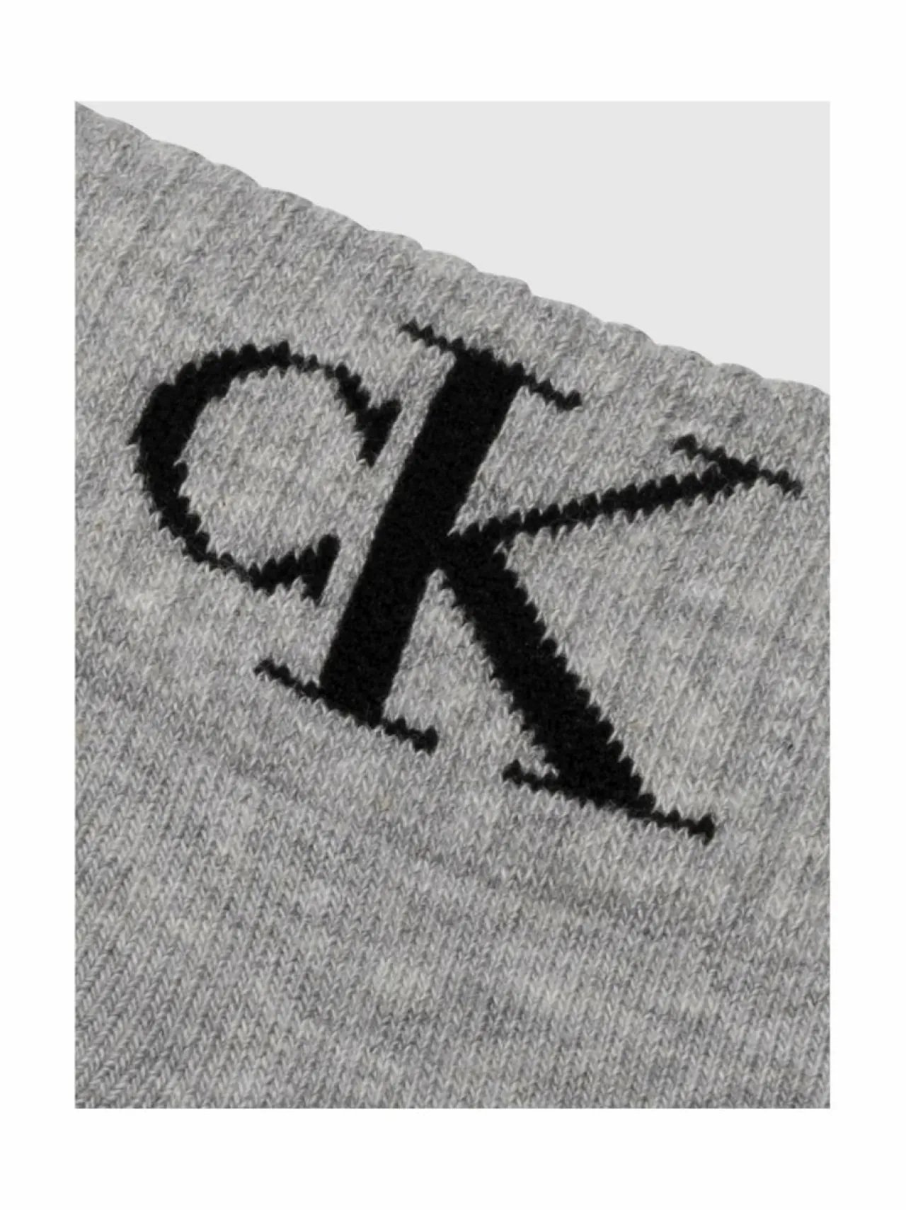 Sukat<Calvin Klein CKJ Monogram -sukat 2-pack 003 LIGHT GREY MELANGE