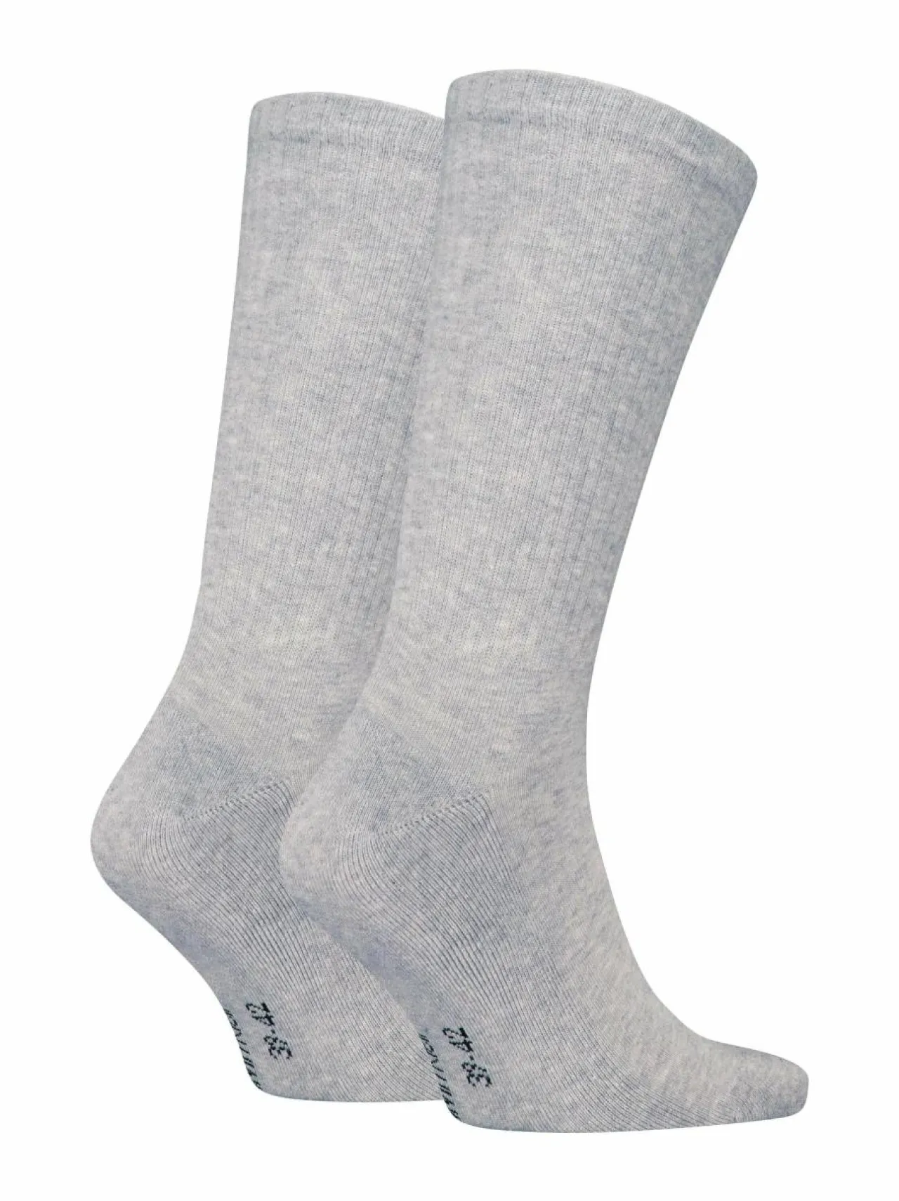 Sukat<Calvin Klein CKJ Monogram -sukat 2-pack 003 LIGHT GREY MELANGE
