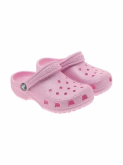 Sandaalit<Crocs Classic Clog Glitter Kids -sandaalit 6XE PINK TWEED