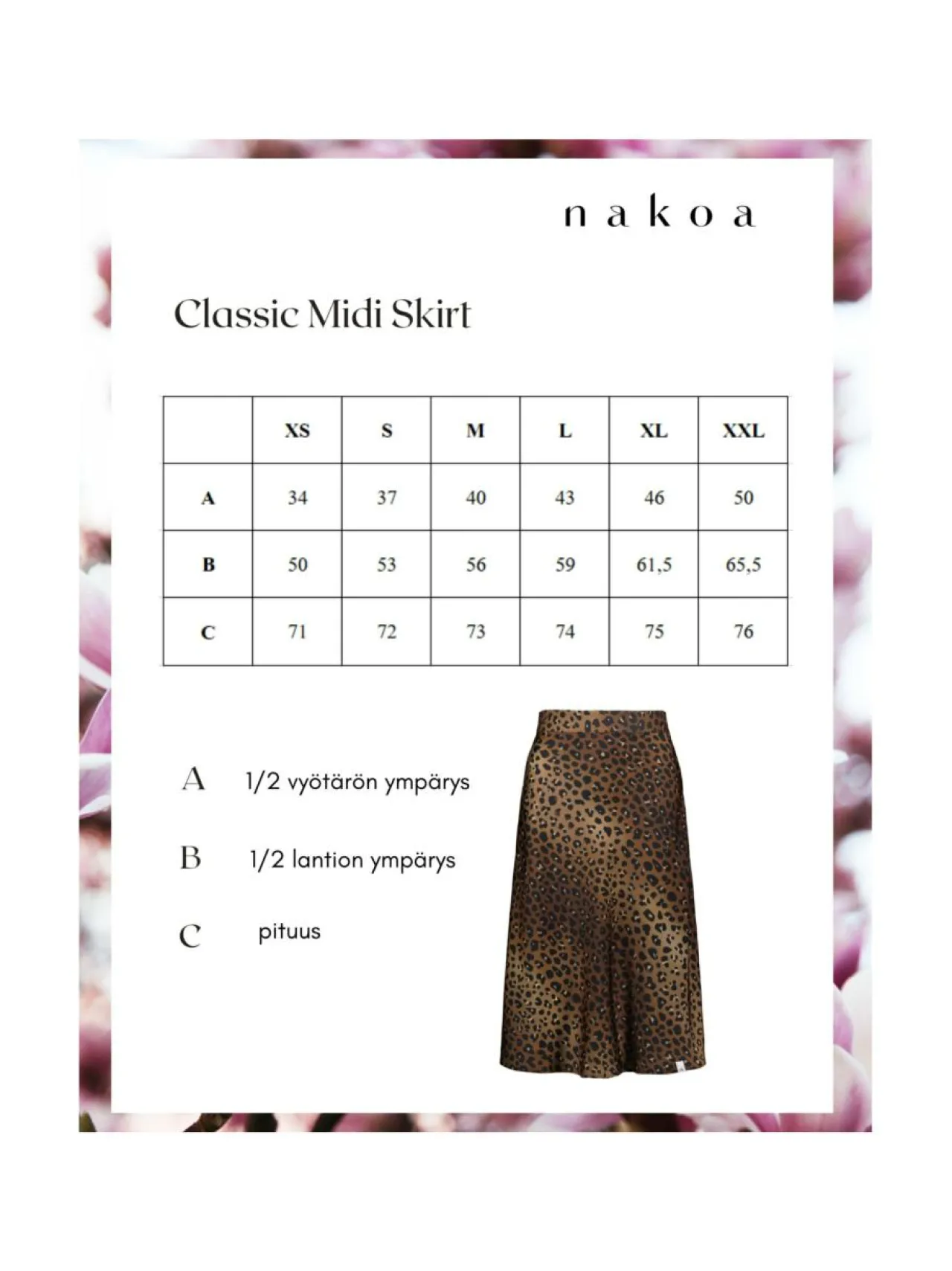 Nakoa Classic Midi Skirt,^ Hameet