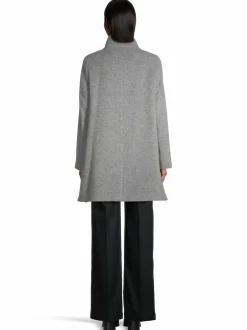 Takit<Cinzia Rocca Icons Classic Stand Collar -villakangastakki 03 GREY