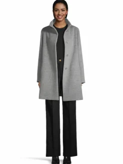 Takit<Cinzia Rocca Icons Classic Stand Collar -villakangastakki 03 GREY
