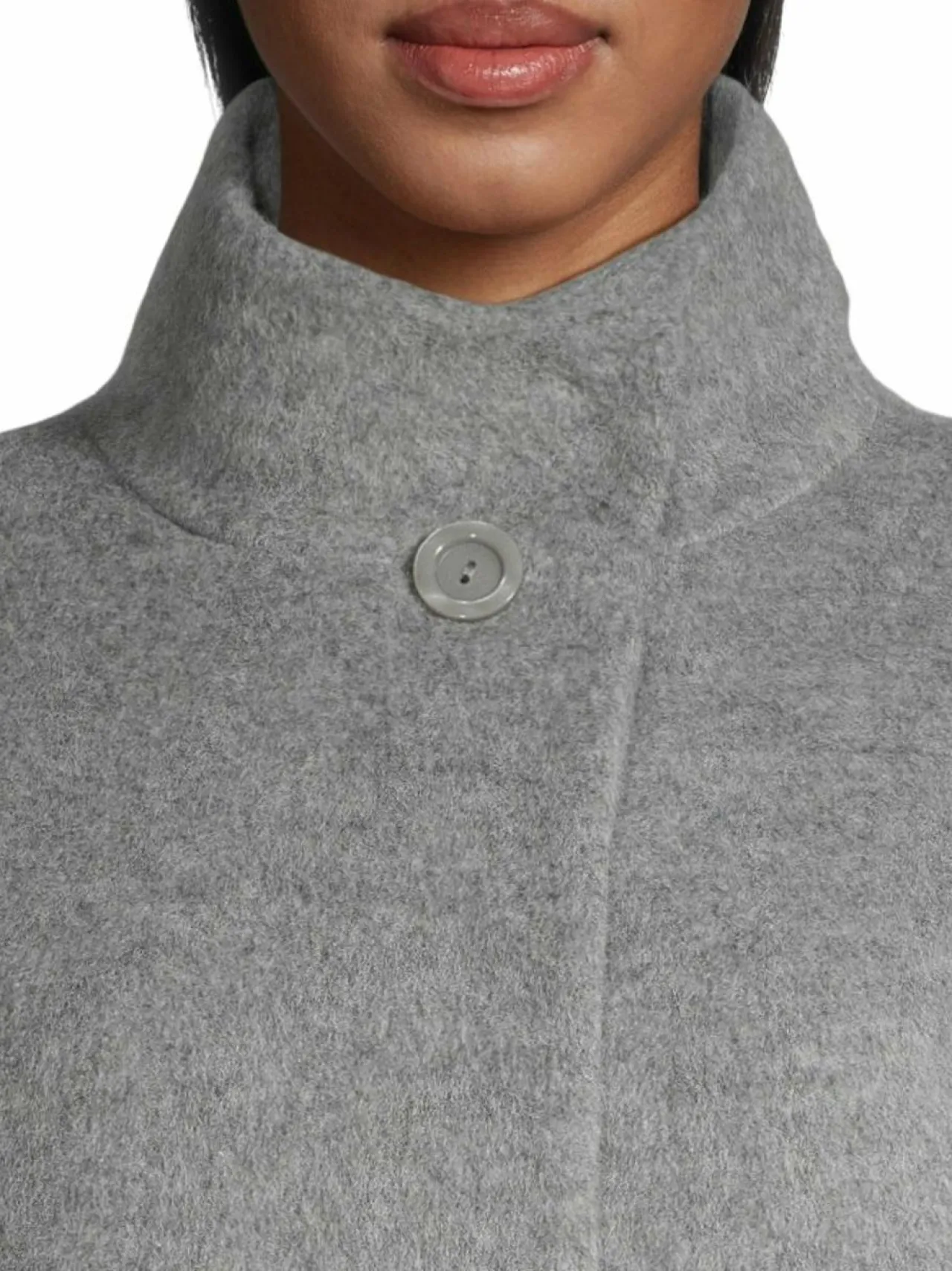 Takit<Cinzia Rocca Icons Classic Stand Collar -villakangastakki 03 GREY