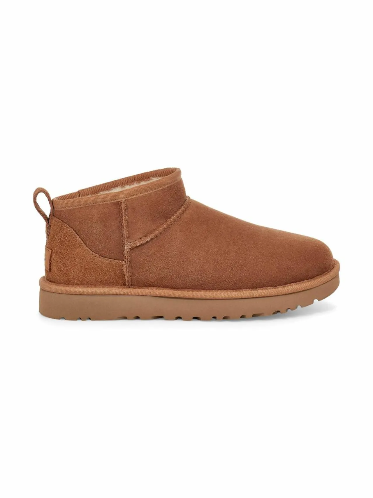 Nilkkurit<UGG Classic Ultra Mini -nahkanilkkurit CHESTNUT