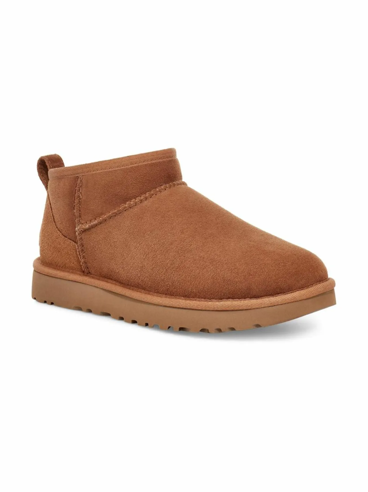 Nilkkurit<UGG Classic Ultra Mini -nahkanilkkurit CHESTNUT