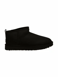 Nilkkurit<UGG Classic Ultra Mini -nahkanilkkurit BLACK