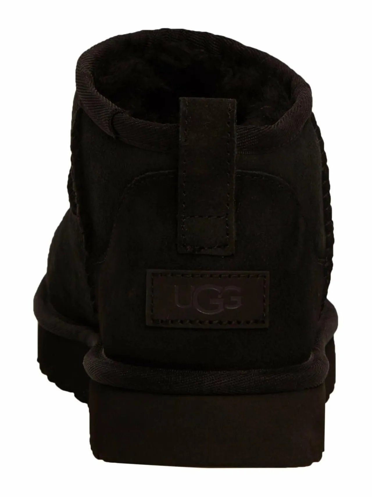 Nilkkurit<UGG Classic Ultra Mini -nahkanilkkurit BLACK