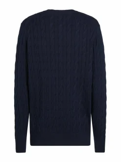 Neuleet<Tommy Hilfiger Classic-palmikkoneule DW5 DESERT SKY