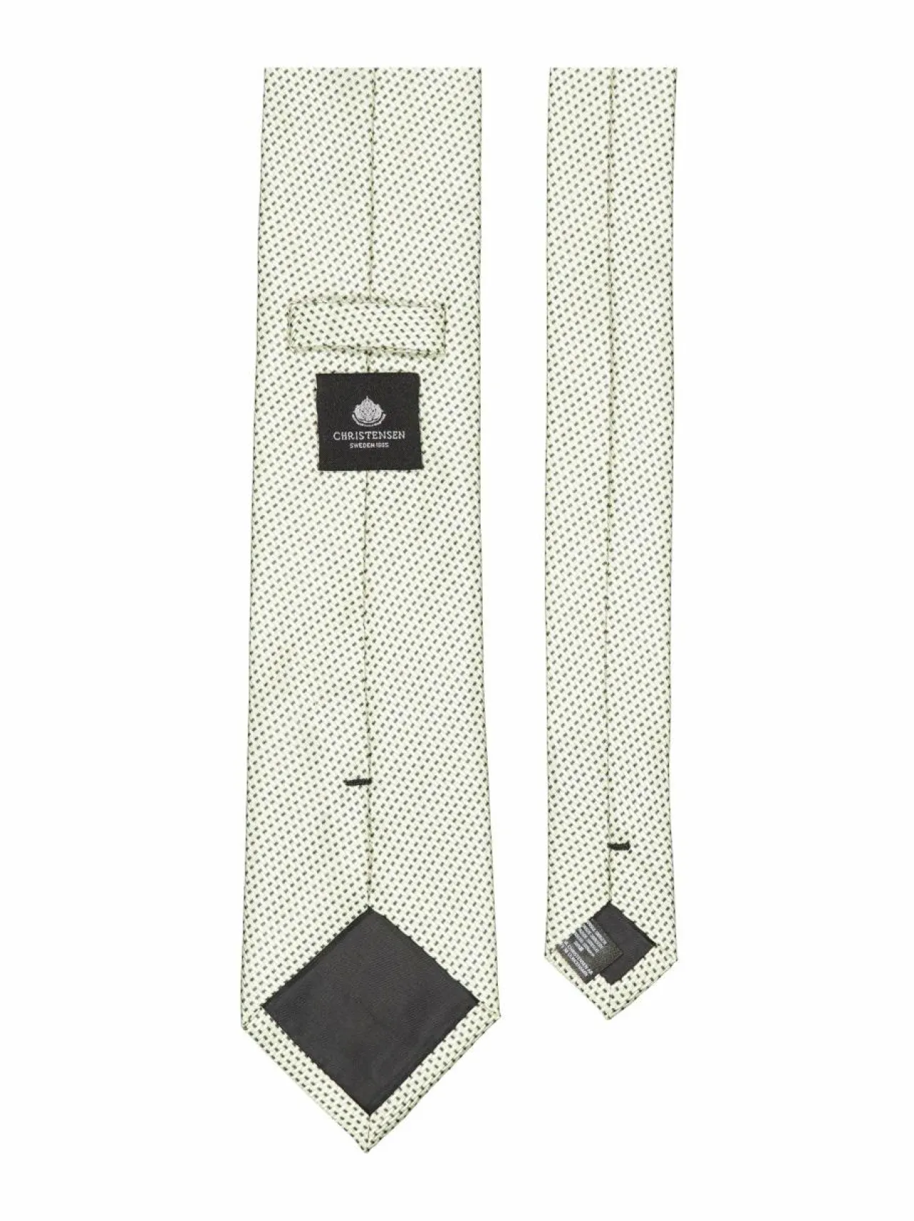 Solmiot & Asusteet<Amanda Christensen Classic-silkkisolmio 501 GREEN MELANGE