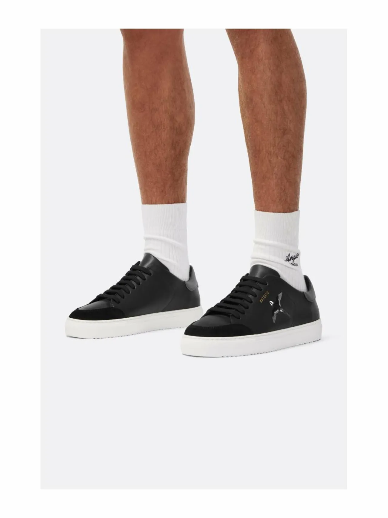 Urheilujalkineet|Tennarit & Sneakerit<AXEL ARIGATO Clean 90 Bee Bird -nahkatennarit BLACK/DARK GREY