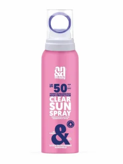 Aurinkotuotteet<Andmetics Clear Sun Spray -aurinkosuojasuihke NO COL