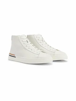 Tennarit & Sneakerit<BOSS Clint Hito -tekonahkatennarit 100 WHITE