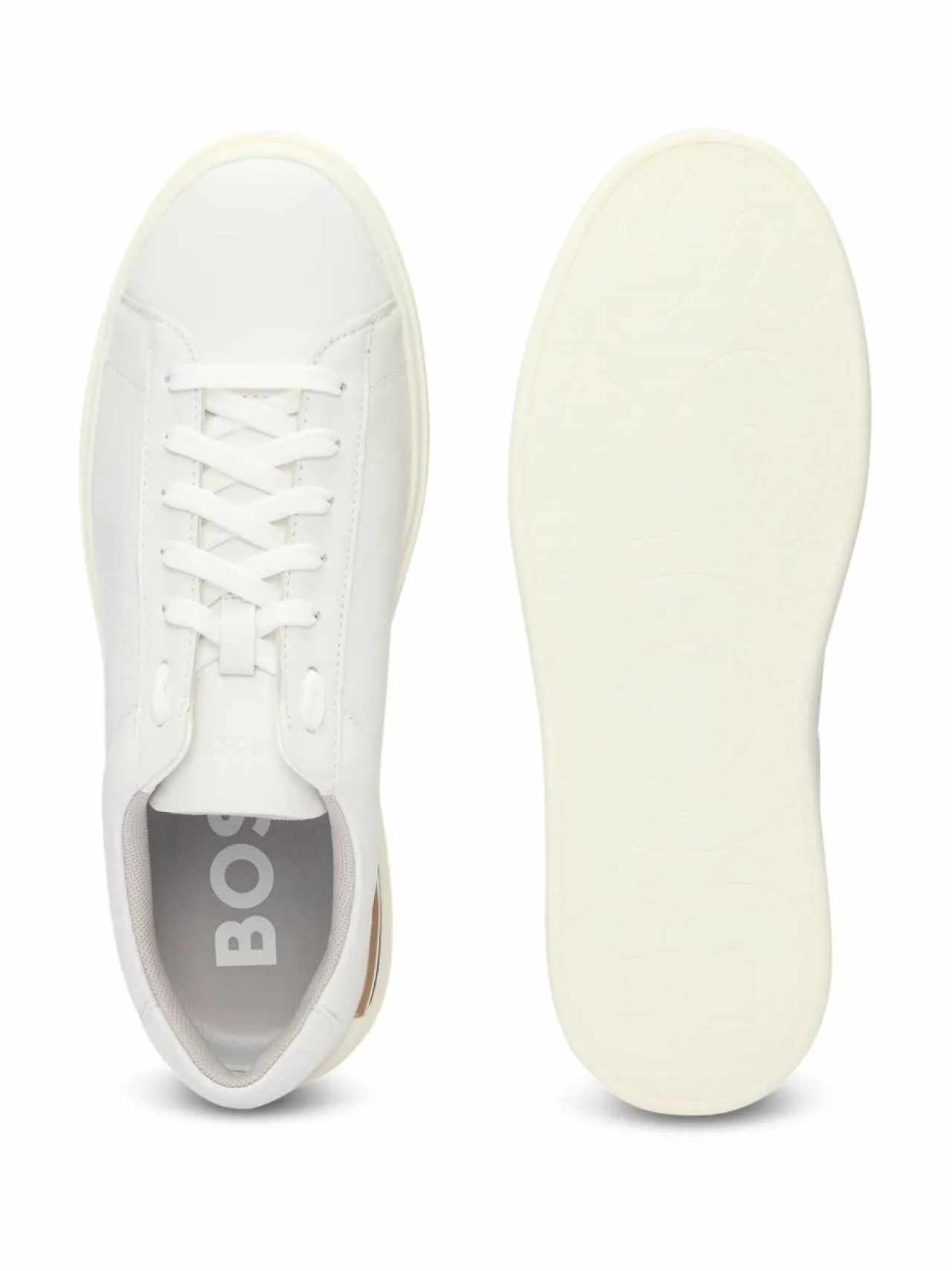 Tennarit & Sneakerit<BOSS Clint-nahkatennarit 100 WHITE