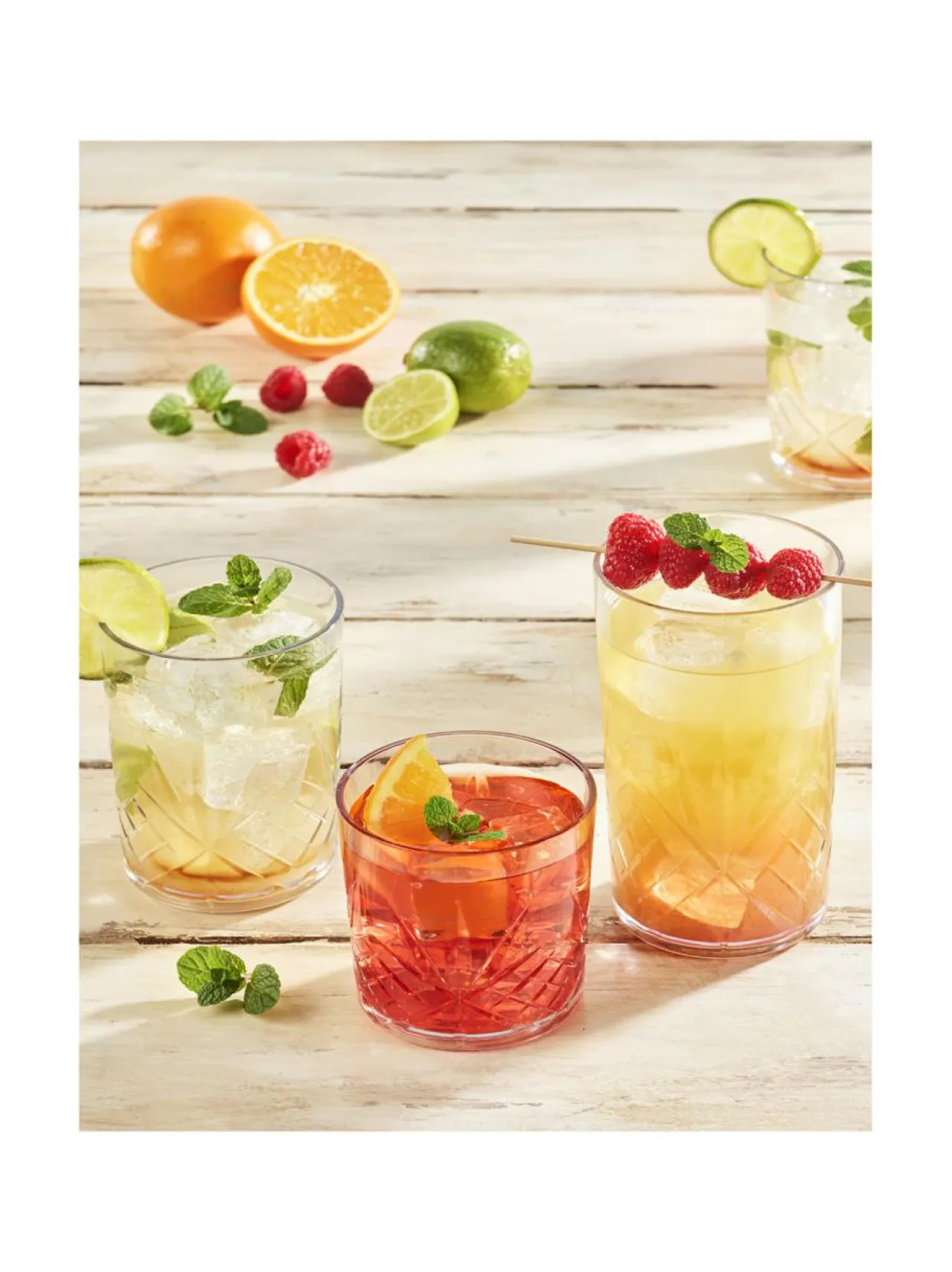 Lasit<Gold Plast Cocktaillasi Firenze 410ml SAN