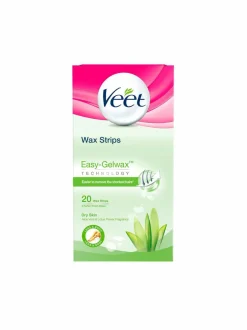 Veet Cold Wax -geelivahaliuskat kuivalle iholle 20 kpl^ Vartalonhoito