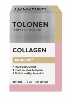 Vitamiinit<Tolonen Collagen -ravintolisä 30 kaps