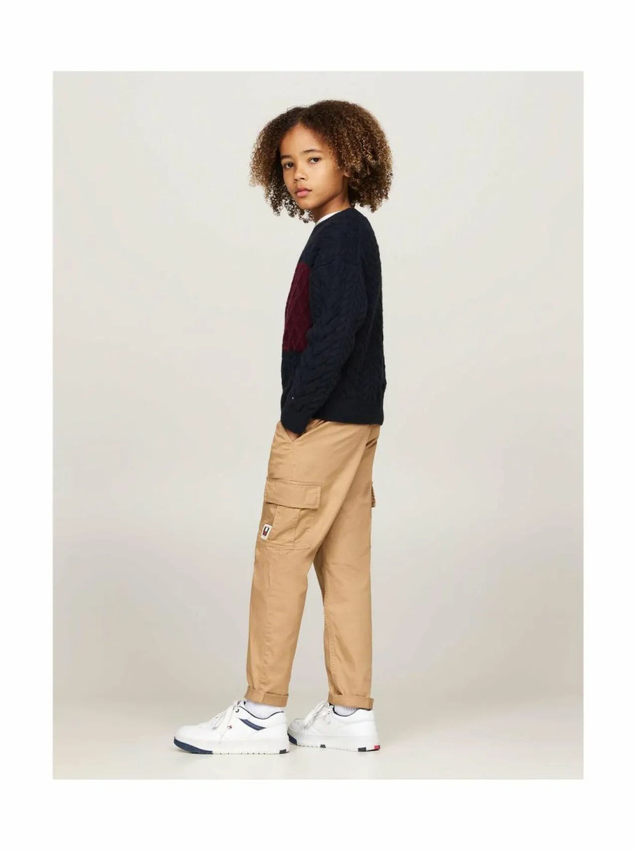 Tommy Hilfiger Colorblock-palmikkoneule^ Neuleet|Neuleet