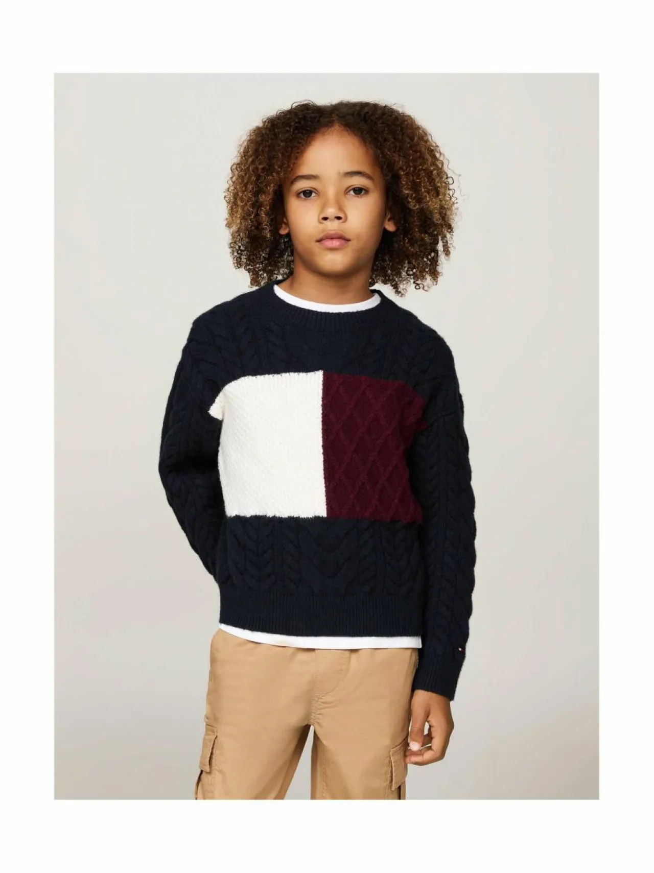 Tommy Hilfiger Colorblock-palmikkoneule^ Neuleet|Neuleet
