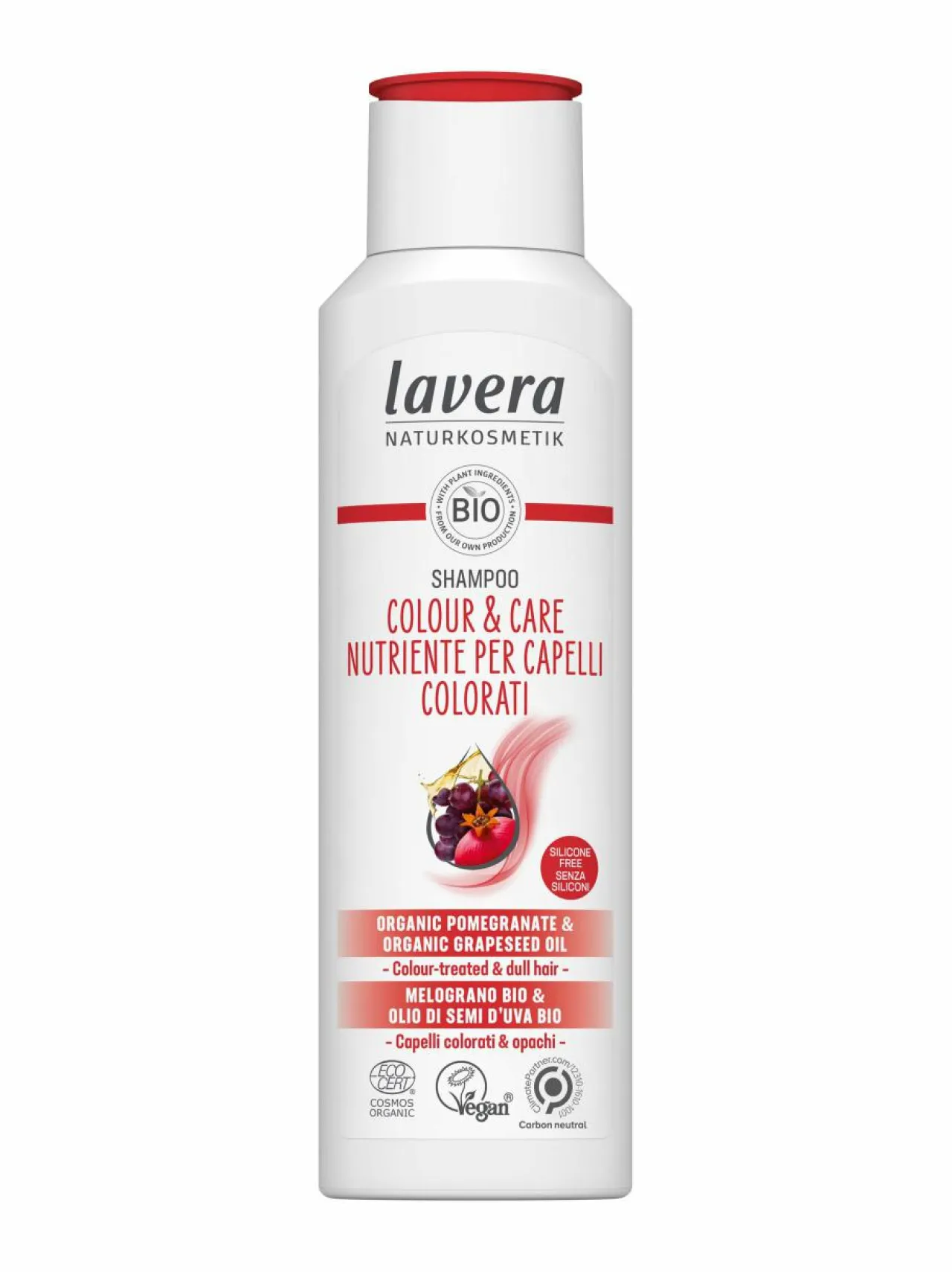 Hiustenhoito<Lavera Colour & Care -shampoo, 250ml
