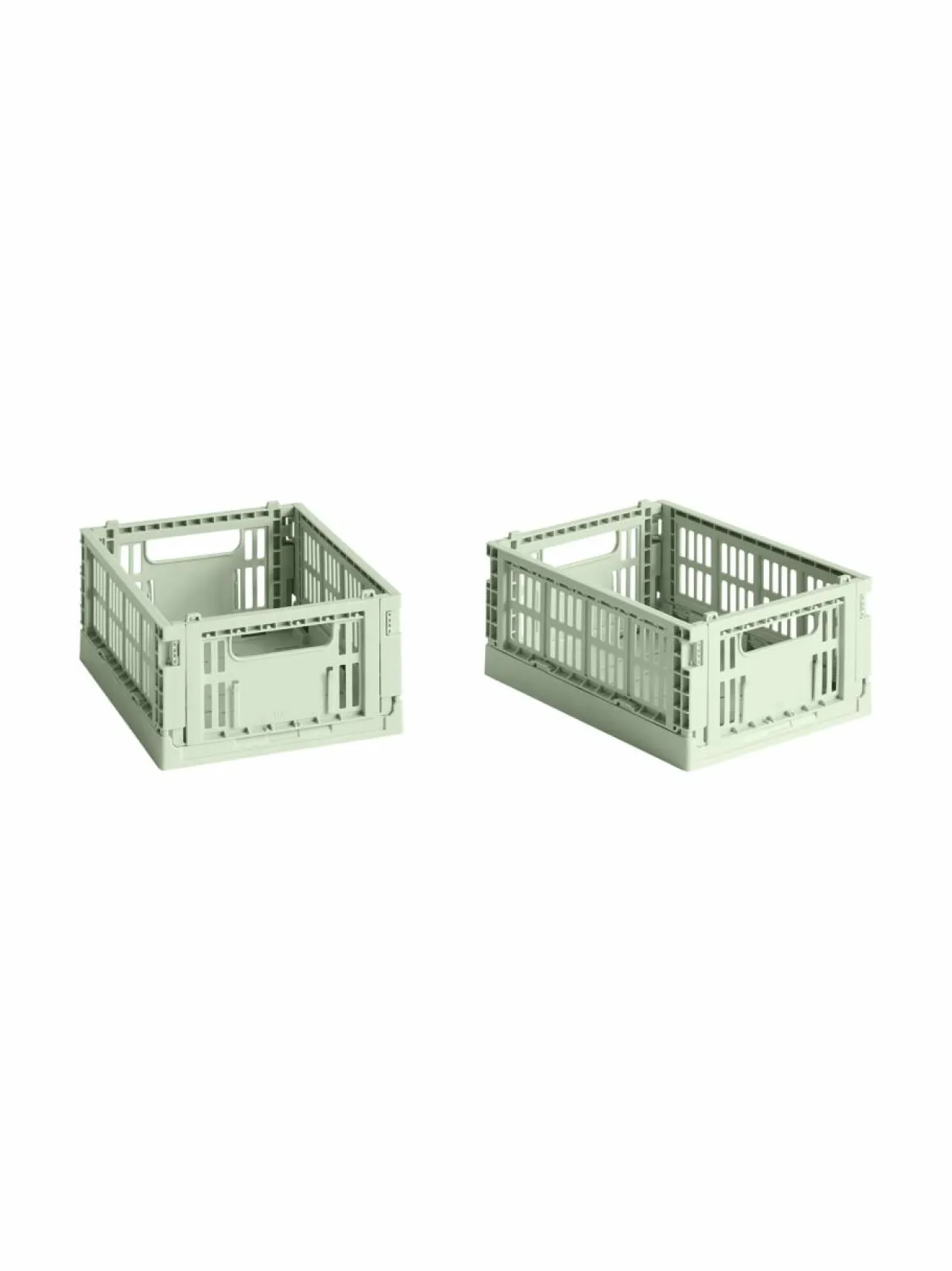 Säilytys<HAY Colour Crate Mini -korit 2 kpl GREEN