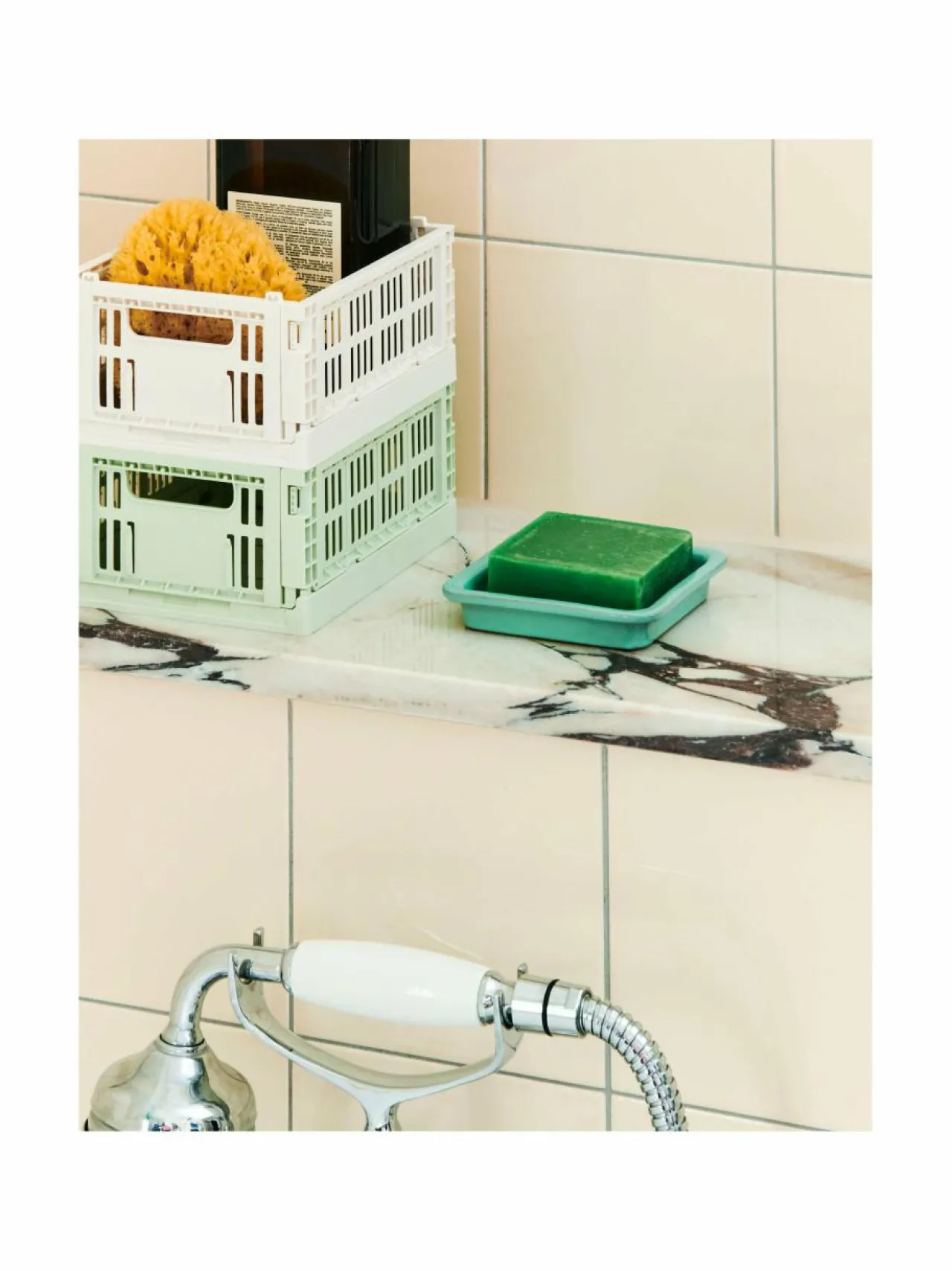 Säilytys<HAY Colour Crate Mini -korit 2 kpl GREEN