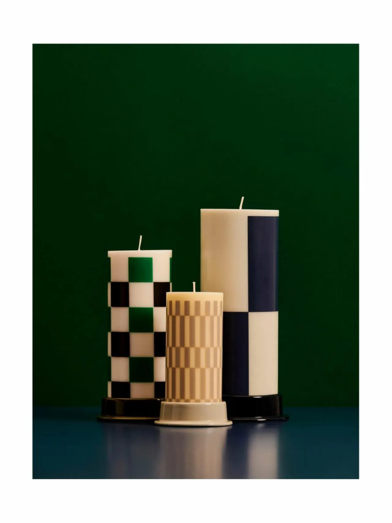 HAY Column Medium -keraaminen kynttilänjalka^ Kynttilät & Lyhdyt