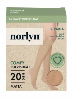 Norlyn Comfy -polvisukat 20 den, 2-pack^ Sukat & Sukkahousut