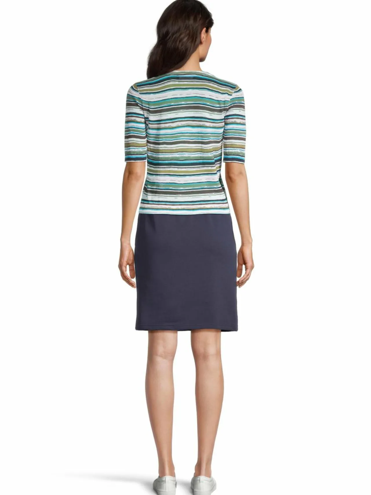 Neuleet<Max Mara Studio Comodo-raidallinen neule 004 CREME